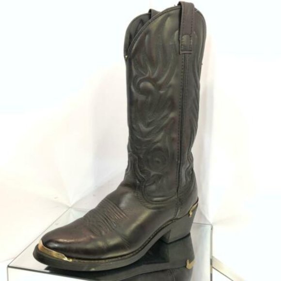 metal toe cowboy boots